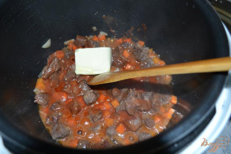 Фото приготовление рецепта: Овощной микс с говядиной в мультиварке шаг №9