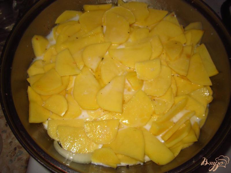 Фото приготовление рецепта: Картофель запеченный в молоке шаг №6