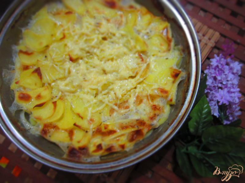 Фото приготовление рецепта: Картофель запеченный в молоке шаг №7