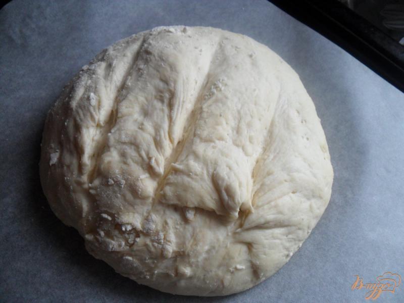 Фото приготовление рецепта: Сметанный хлеб шаг №4