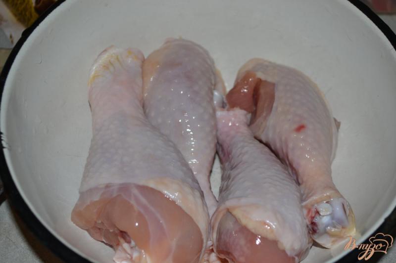 Фото приготовление рецепта: Куриные голени в рукаве с итальянскими травами шаг №1