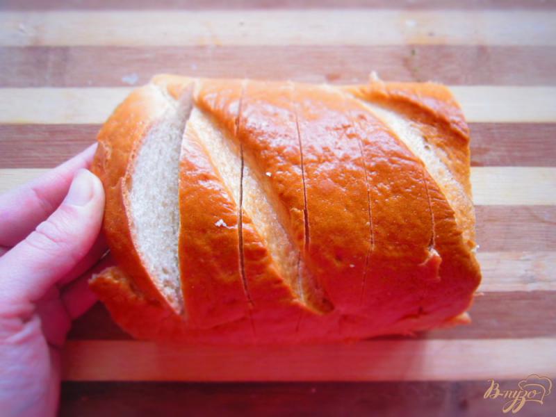 Фото приготовление рецепта: Запеченный хлеб с начинкой шаг №1