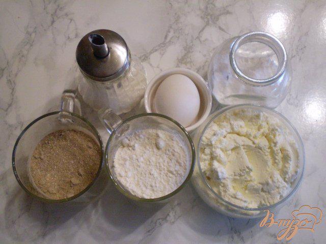Фото приготовление рецепта: Гречневое печенье с творогом шаг №1