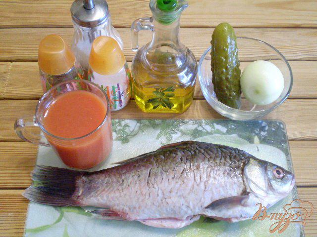 Фото приготовление рецепта: Жареная рыба с подливой шаг №1