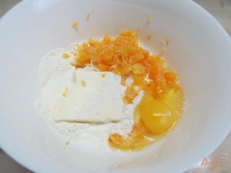 Фото приготовление рецепта: Тарталетки с творожно-апельсиновым кремом шаг №2