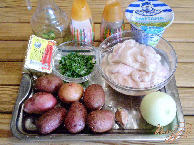 Фото приготовление рецепта: Кафтаны с картофелем и сыром шаг №1