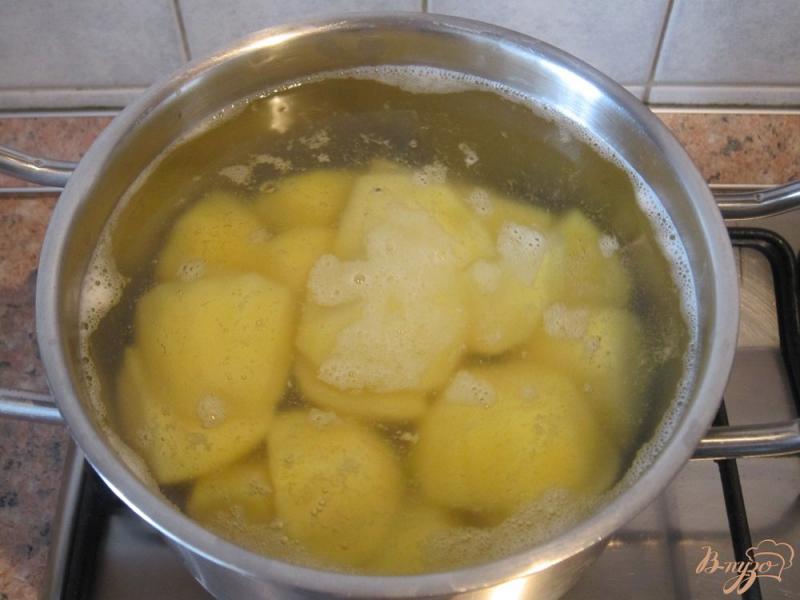 Фото приготовление рецепта: Запеканка с картофельным пюре и фаршем шаг №2