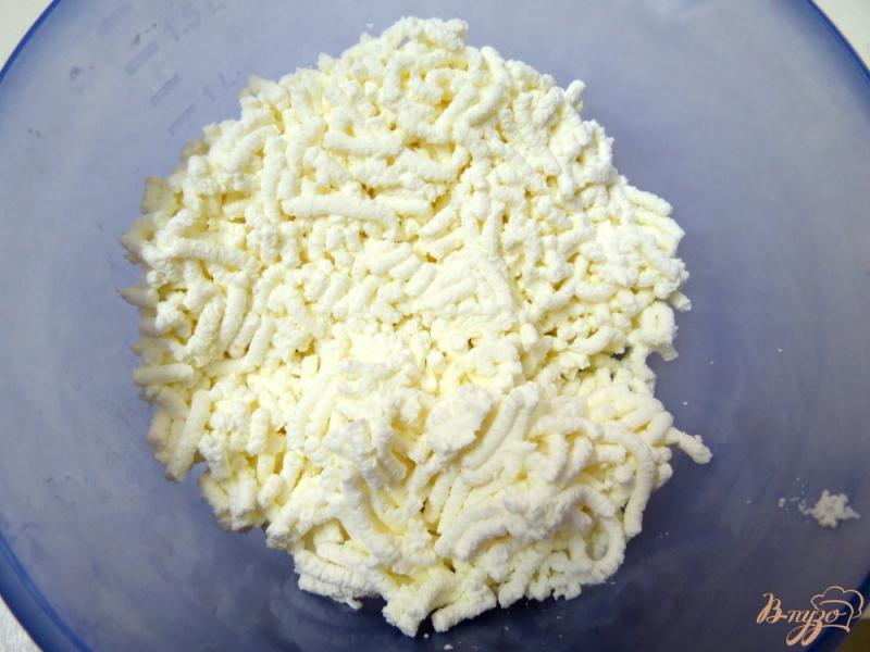 Фото приготовление рецепта: Сырники с изюмом и манной крупой шаг №2