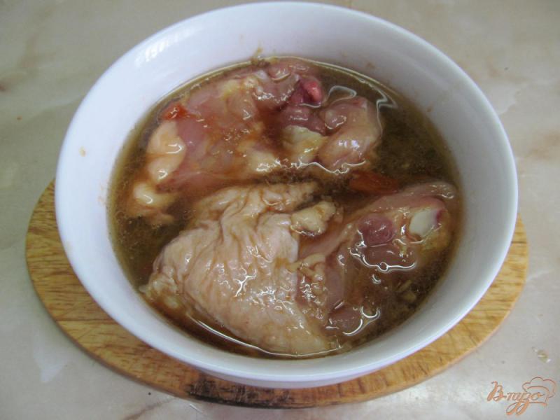 Фото приготовление рецепта: Куриные бедра в соусе терияки шаг №4