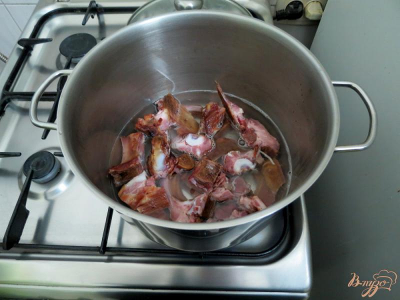 Фото приготовление рецепта: Тушёная пекинская капуста с макаронами спиральками. шаг №1