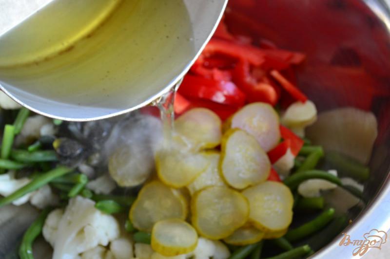 Фото приготовление рецепта: Теплый овощной салат шаг №3