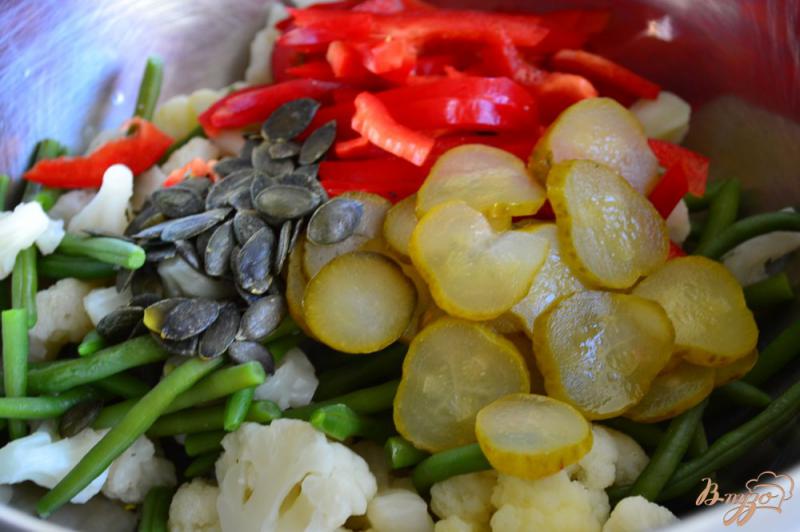 Фото приготовление рецепта: Теплый овощной салат шаг №2