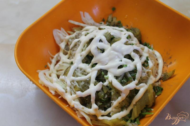 Фото приготовление рецепта: Сhicken лаваш с салатом шаг №4