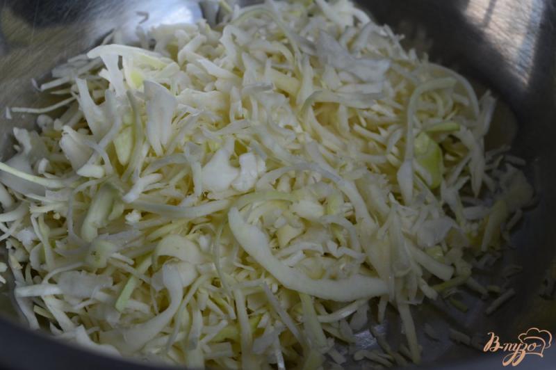 Фото приготовление рецепта: Капустный салат с апельсином и семечками шаг №1