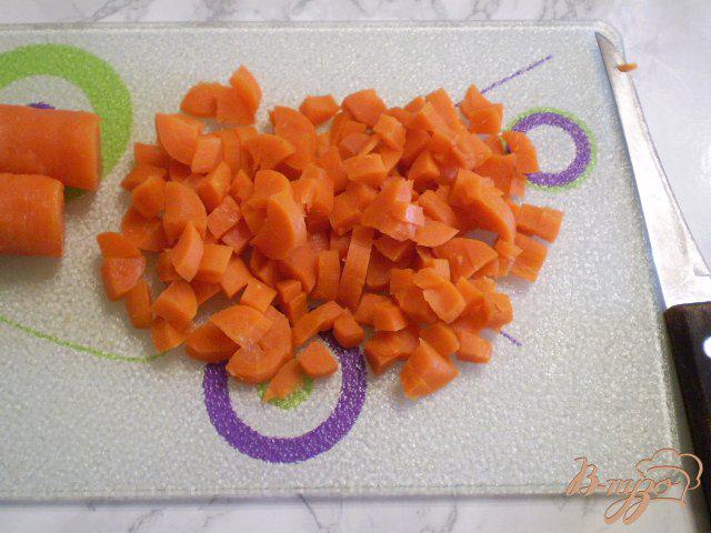Фото приготовление рецепта: Овощной салат с шампиньонами шаг №6