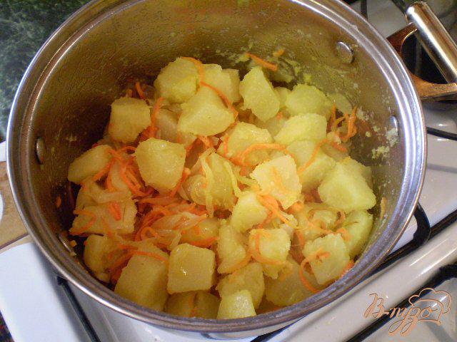 Фото приготовление рецепта: Картофельный гарнир шаг №8
