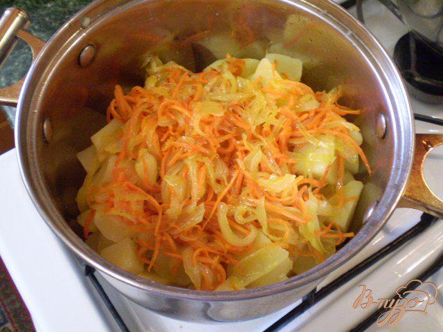 Фото приготовление рецепта: Картофельный гарнир шаг №7