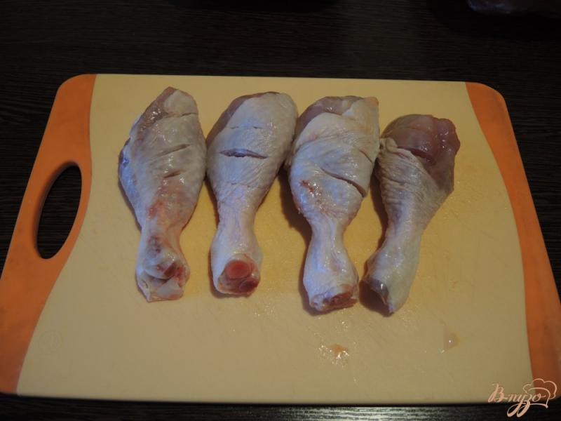 Фото приготовление рецепта: Ленивые куриные ножки шаг №3