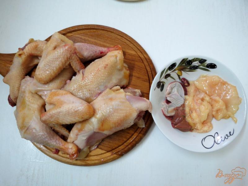 Фото приготовление рецепта: Бульон куриный шаг №3