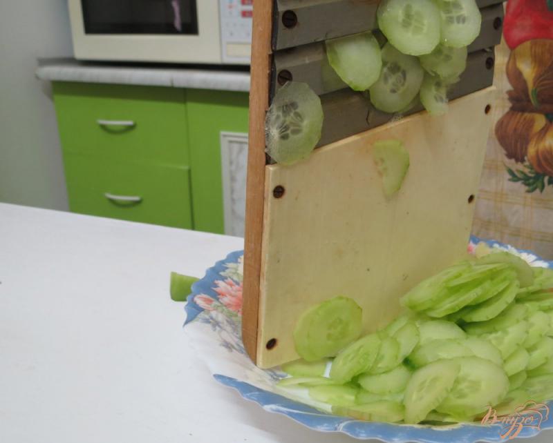 Фото приготовление рецепта: Салат зелёный шаг №5