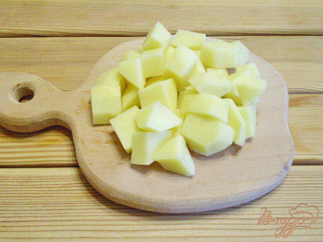 Фото приготовление рецепта: Овощное рагу с капустой на сковороде шаг №3