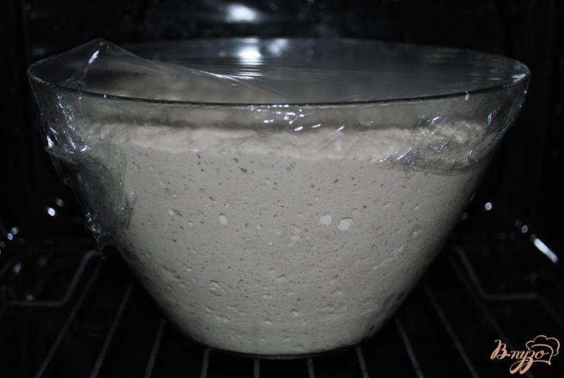 Фото приготовление рецепта: Фокачча с луком, чесноком и помидорами шаг №3