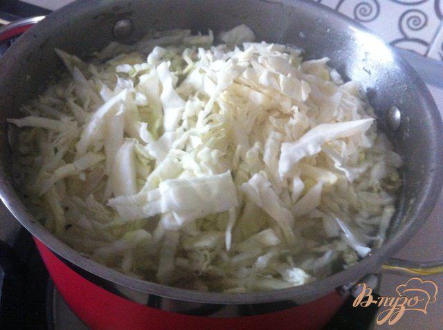 Фото приготовление рецепта: Щи из свежей капусты с сельдереем шаг №3