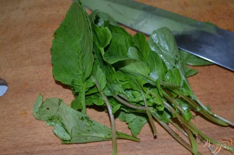 Фото приготовление рецепта: Салат из редиса и зелени шаг №1