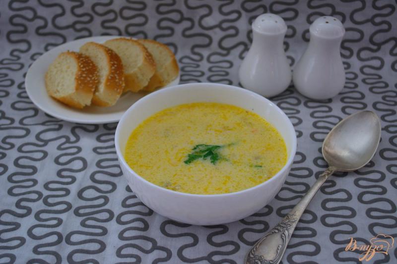Фото приготовление рецепта: Грибной суп в одной кастрюле шаг №6