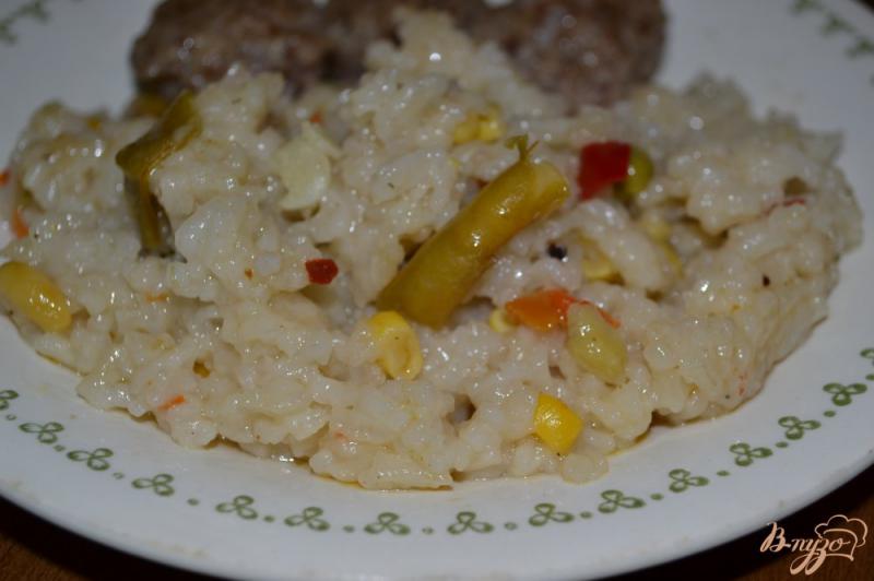Фото приготовление рецепта: Рис с овощами в мультиварке-скороварке шаг №7