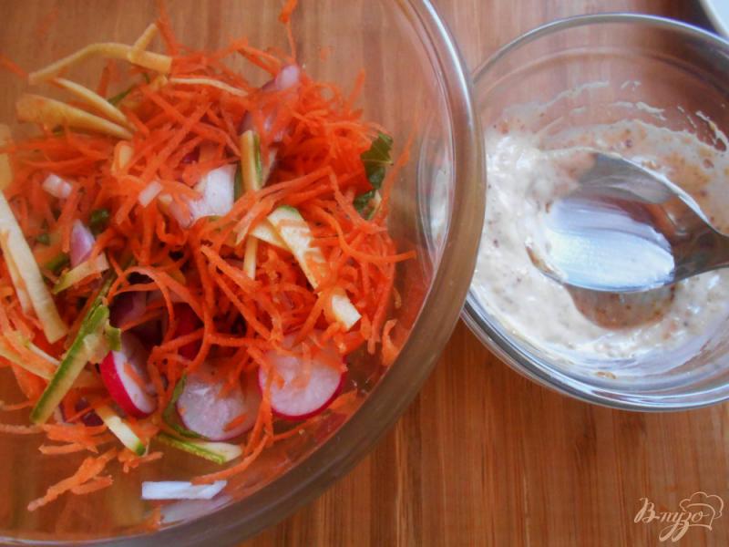 Фото приготовление рецепта: Индийский овощной салат шаг №8