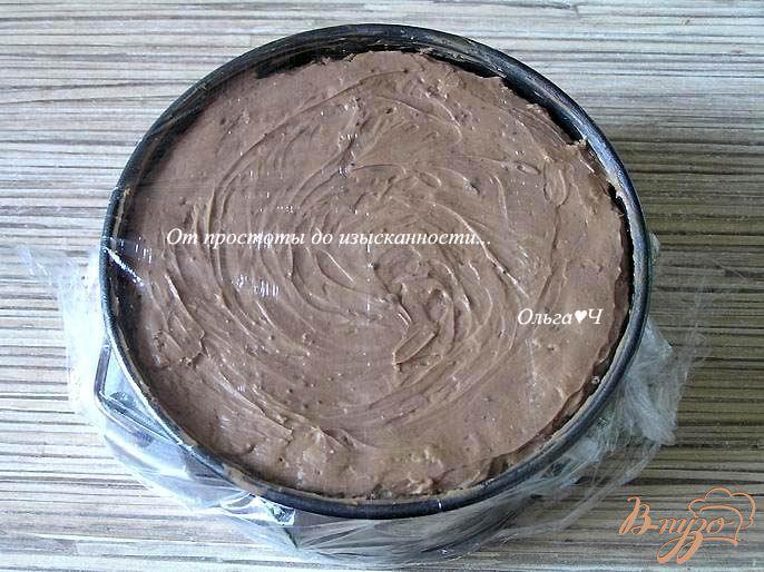 Фото приготовление рецепта: Блинный торт «Лимонно-шоколадный блюз» шаг №4