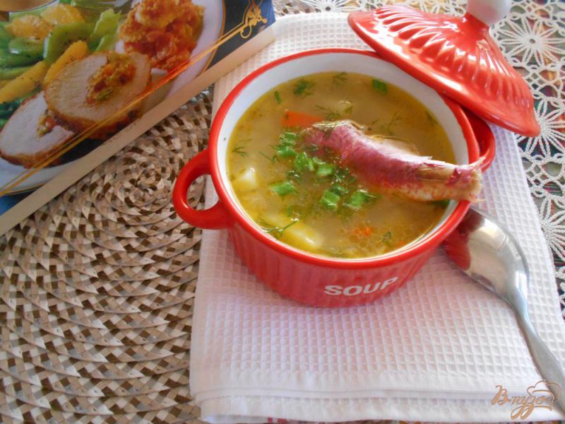 Фото приготовление рецепта: Рыбный суп из барабульки шаг №10