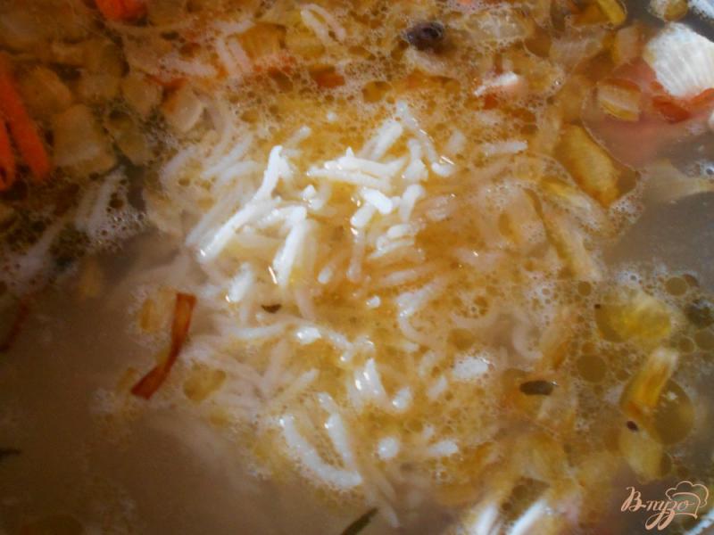 Фото приготовление рецепта: Рыбный суп из барабульки шаг №9