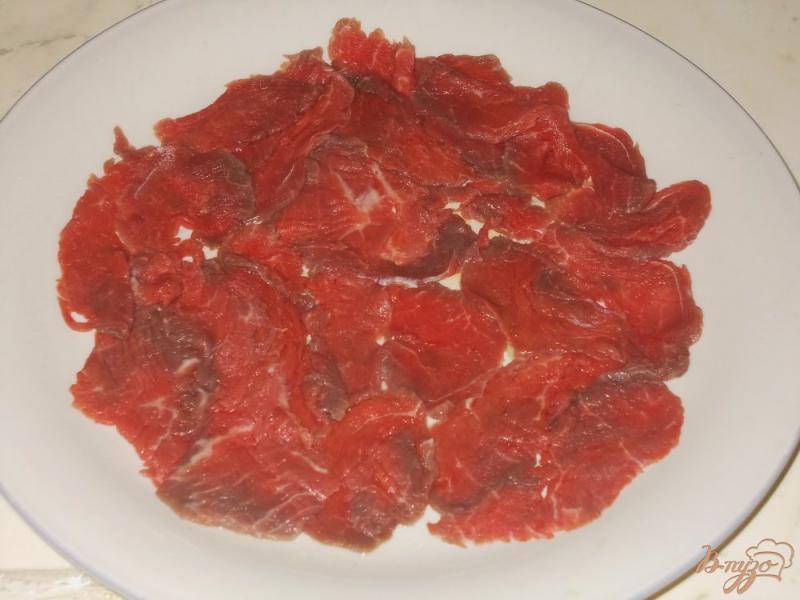 Фото приготовление рецепта: Карпаччио из говядины шаг №2