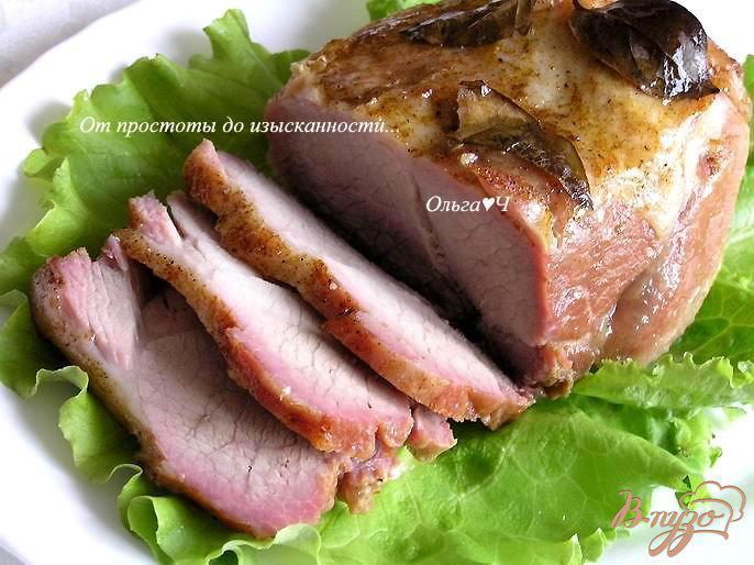Фото приготовление рецепта: Пряный свиной карбонад шаг №6