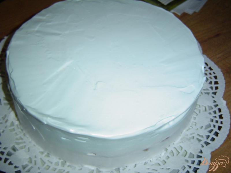 Фото приготовление рецепта: Торт «Снежная королева» шаг №7