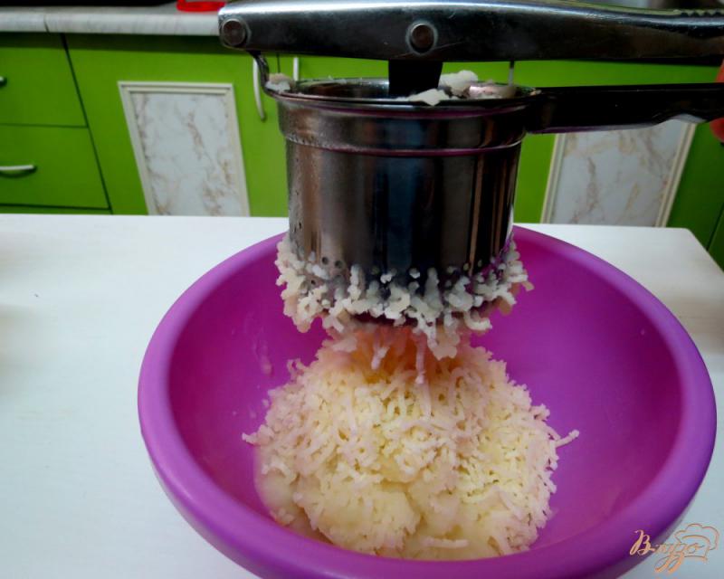 Фото приготовление рецепта: Картофельное пюре со шпинатом шаг №6