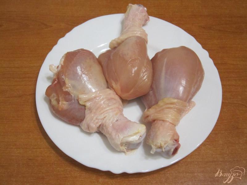 Фото приготовление рецепта: Куриные ножки в беконе шаг №2