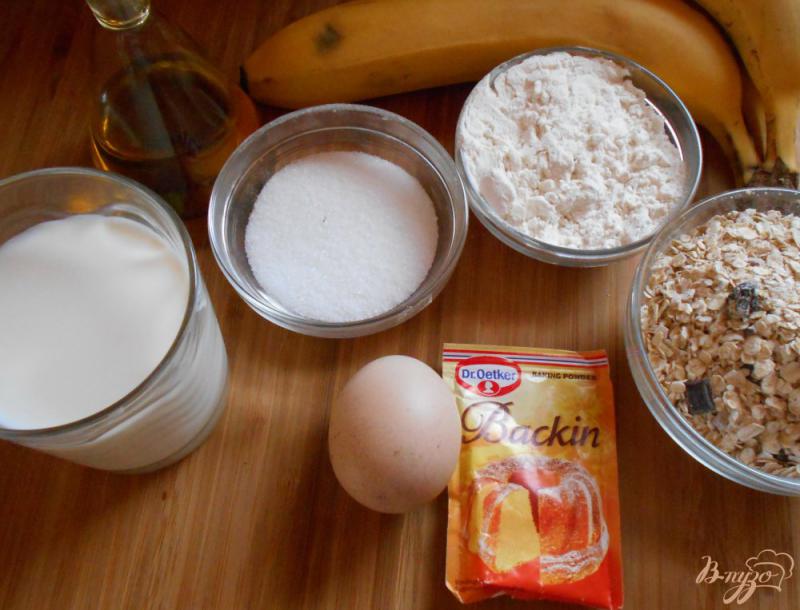 Фото приготовление рецепта: Бананово- овсяное печенье с маком шаг №1