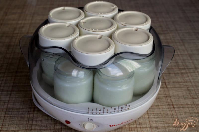 Фото приготовление рецепта: Натуральный йогурт на закваске и десерт на основе йогурта шаг №4