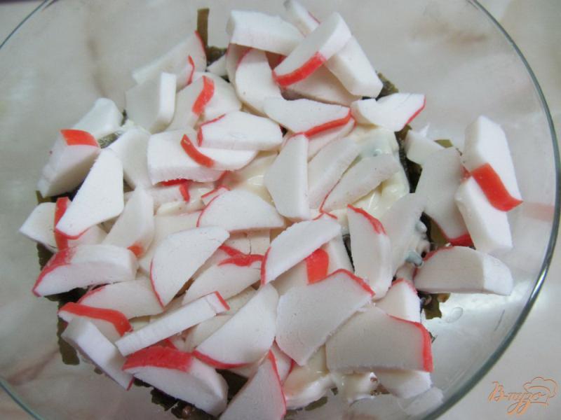 Фото приготовление рецепта: Салат из морской капусты шаг №6