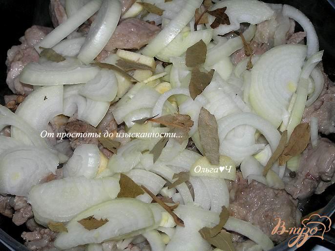 Фото приготовление рецепта: Пряная тушеная свинина шаг №2