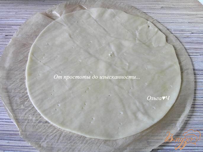 Фото приготовление рецепта: Торт «Наполеон» с ванильно-лимонным кремом шаг №4