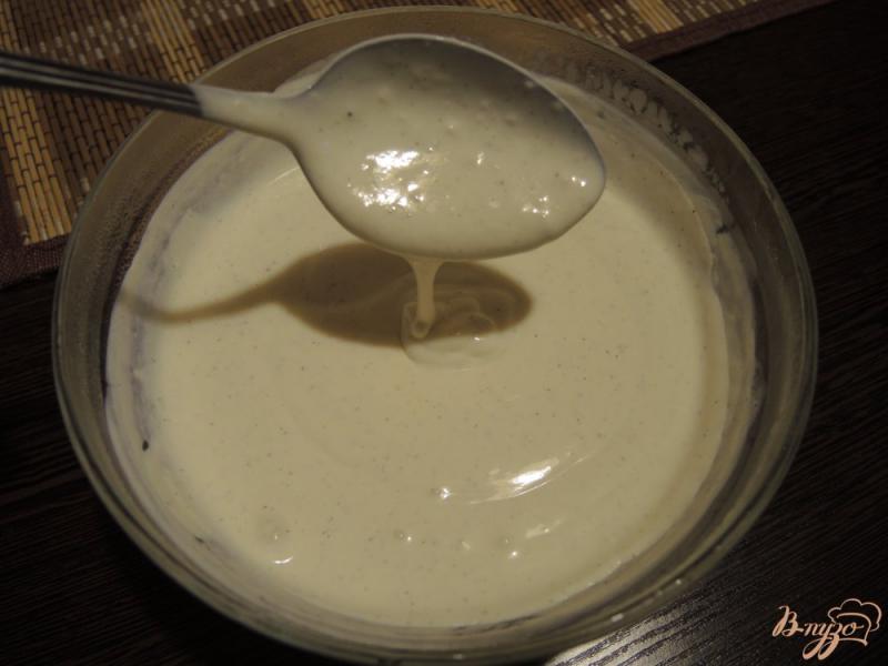 Фото приготовление рецепта: Домашнее ванильное мороженое шаг №8
