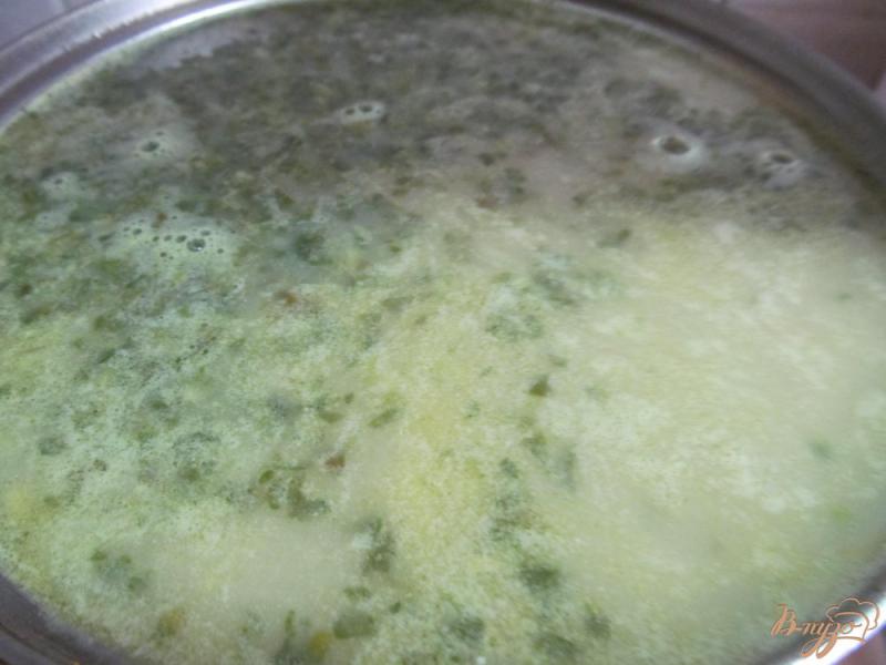 Фото приготовление рецепта: Суп с чечевицей и шпинатом шаг №7
