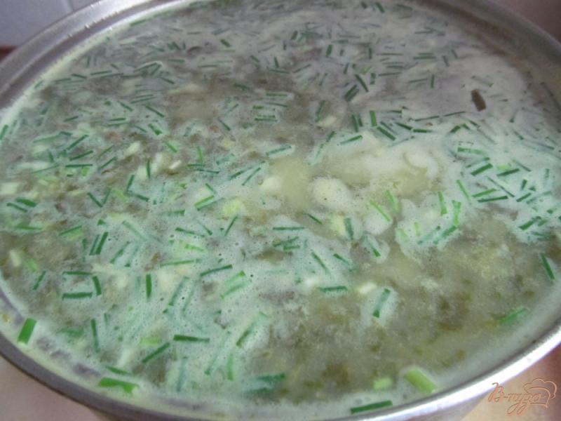 Фото приготовление рецепта: Суп с чечевицей и шпинатом шаг №8