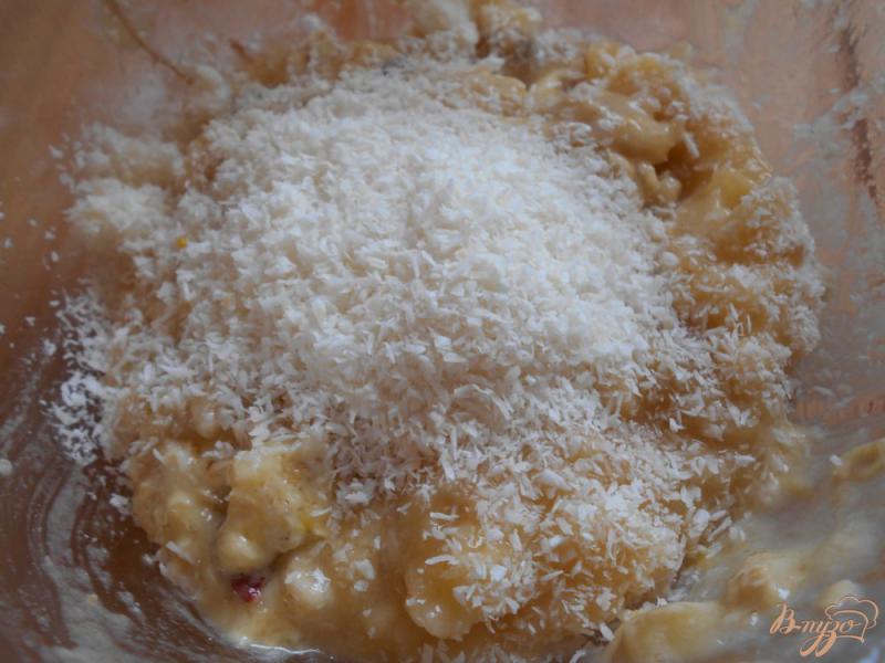 Фото приготовление рецепта: Печенье кокосово-банановое шаг №3