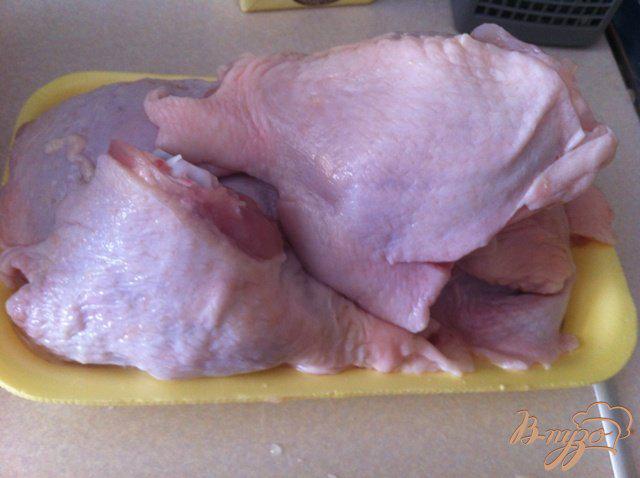 Фото приготовление рецепта: Куриные бедрышки в майонезе и мёде шаг №1