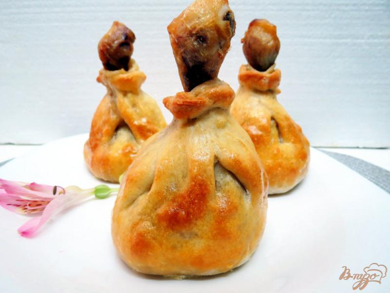 Фото приготовление рецепта: Куриные голени в мешочке шаг №15